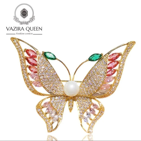 VQ Butterfly Brooch - Picture 1 of 4